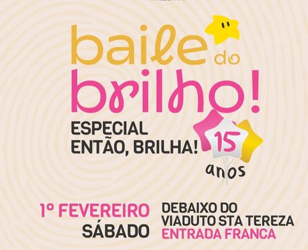 Baile do brilho comemora os 15 anos do Bloco Então, Brilha!